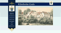 Desktop Screenshot of klintholm.dk